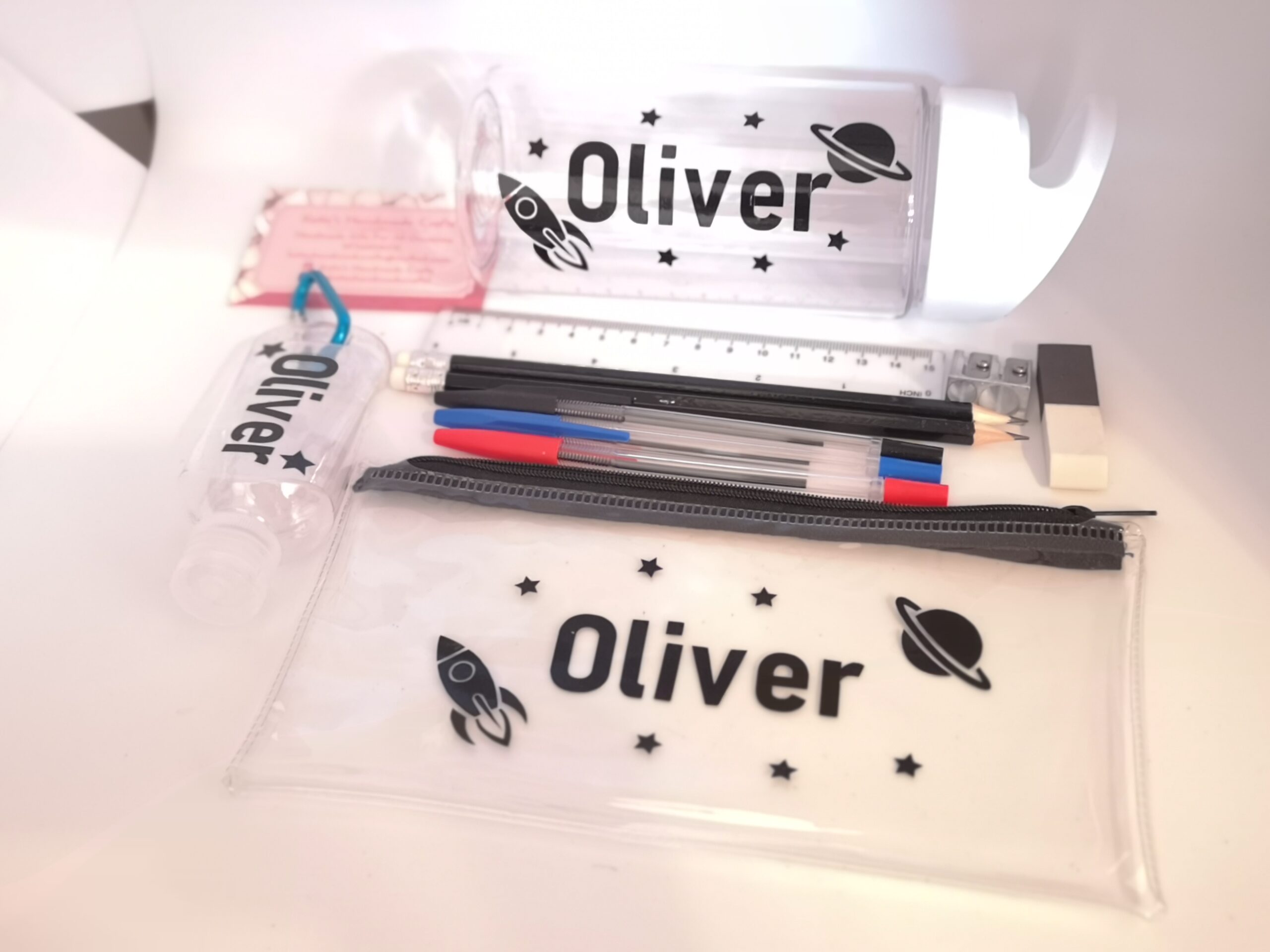 Back to School Bundle pencil case water bottle hand sanitiser Back to School Bundle pencil case water bottle hand sanitiser